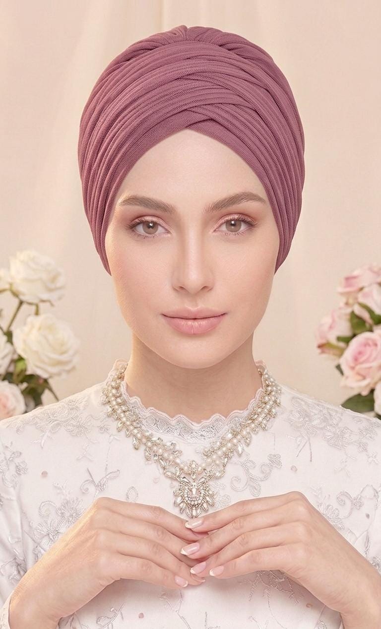 Rose Gold Instant Hijab - Etsy