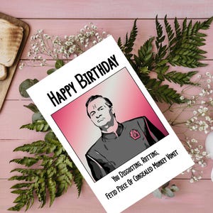 carte d'anniversaire naine rouge | Citation drôle de Rimmer | Carte de voeux hilarante de science-fiction | Cadeau comédie britannique | Carte de fan nain rouge