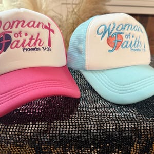 Religious Trucker Hat – Embroidered Faith Cap, Meaningful Christian Gift