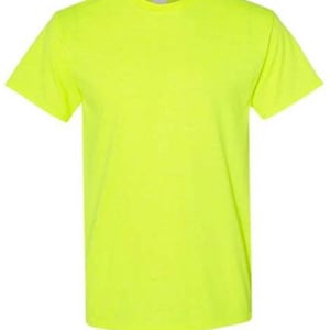 Custom Safety TShirts with Logo, Company Shirts, Safety Green, Orange,  Pink and Neon Yellow , High Visibility Shirts, Business Shirts, logo