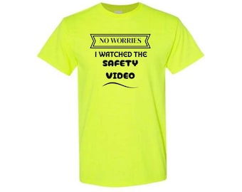 Custom Logo Safety T-Shirt: High Visibility Workwear, DTF Print