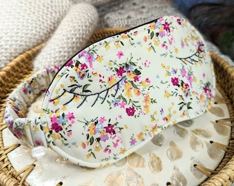 Sleep Mask | Handmade Eye Mask | Cotton Eye Mask | Relaxation Mask | Gift | Embroidered