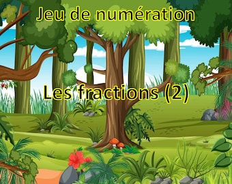 Board game – Numbering – CM – Fractions 2