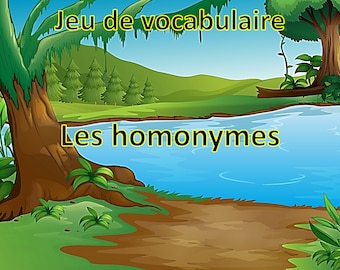 Board game – Vocabulary – CE/CM – Homonyms