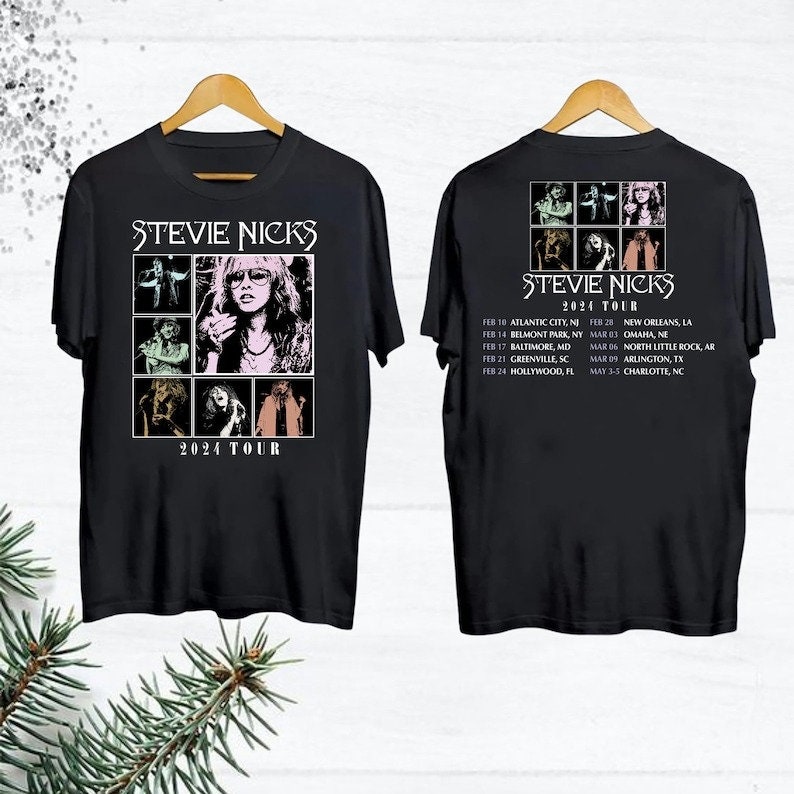 Stevie Nicks 2024 Tour Shirt, Stevie Nicks Live On Tour 2024 Shirt sold