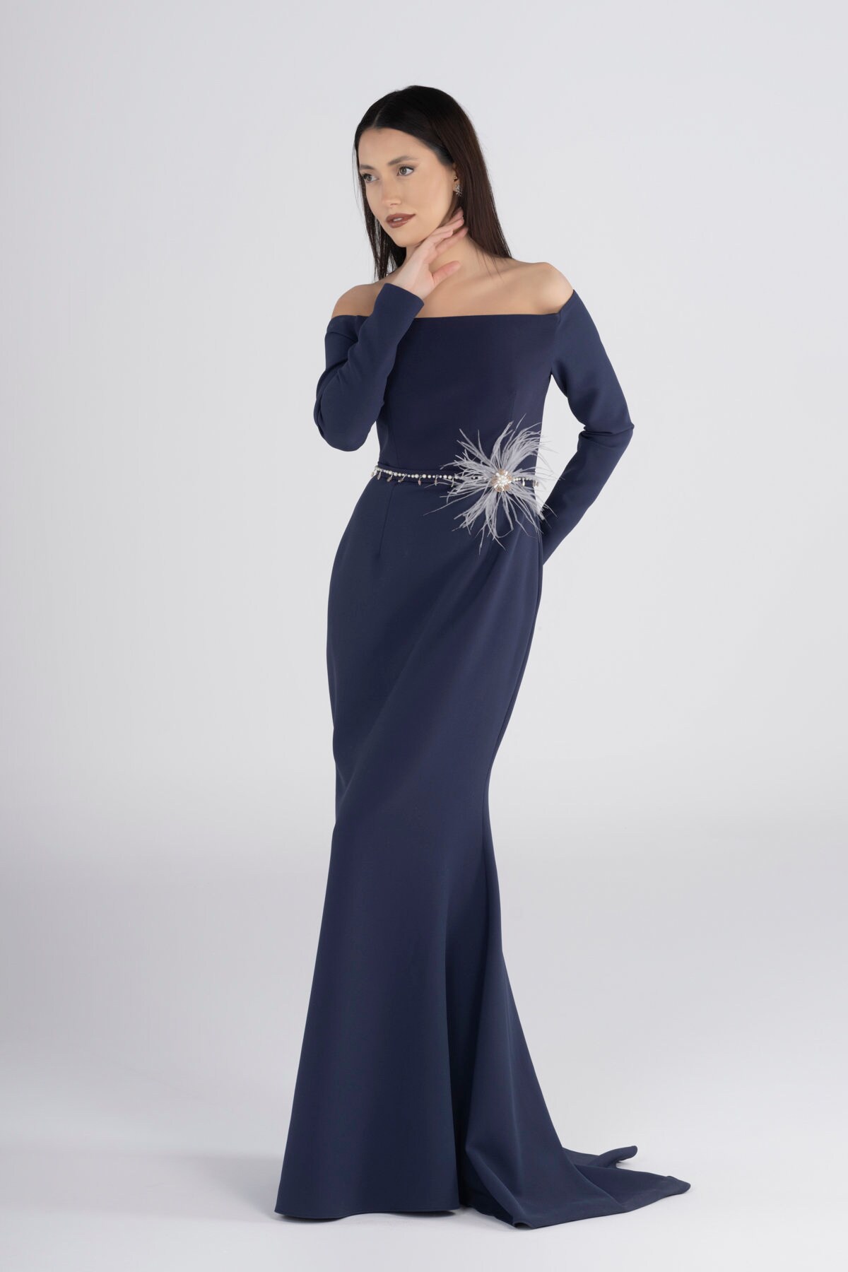Off Shoulder Mermaid Party Dress main image 0