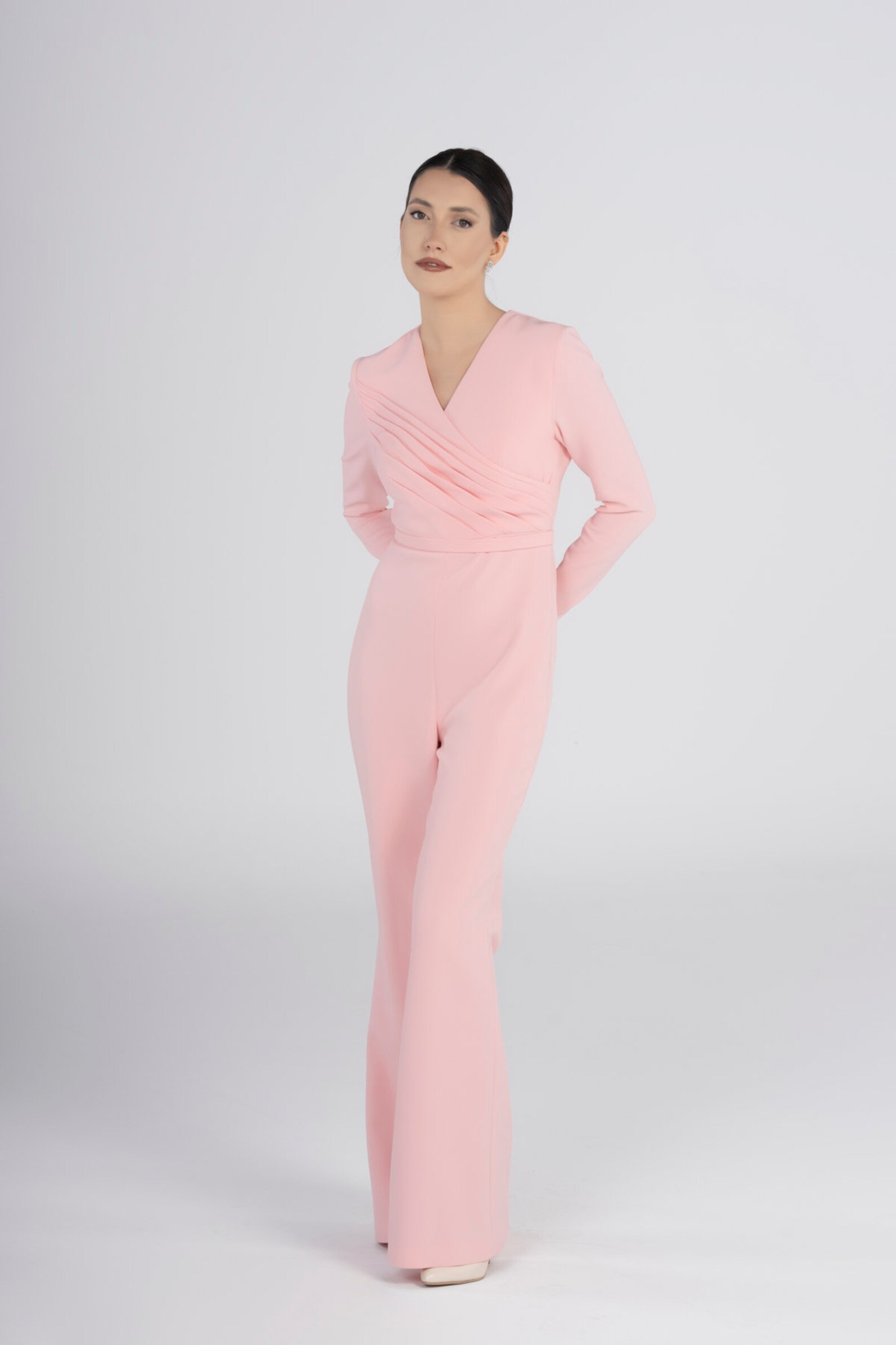 Classically Me Jumpsuit in Pink