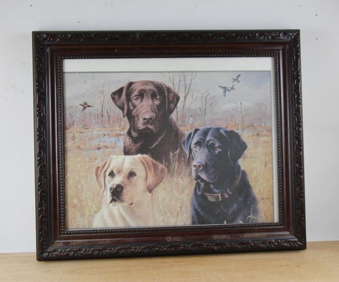 Tirage D'art "Proud Retrieve" De James Killen - Labrador Rapportant Un Canard, Encadré, édition Trout Unlimited 1996