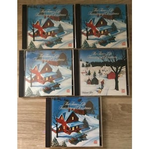 The Time Life Treasury Of Christmas Set of 5 CDs  2 disc per case 1987  Set Music Songs Red Blue White Green vintage