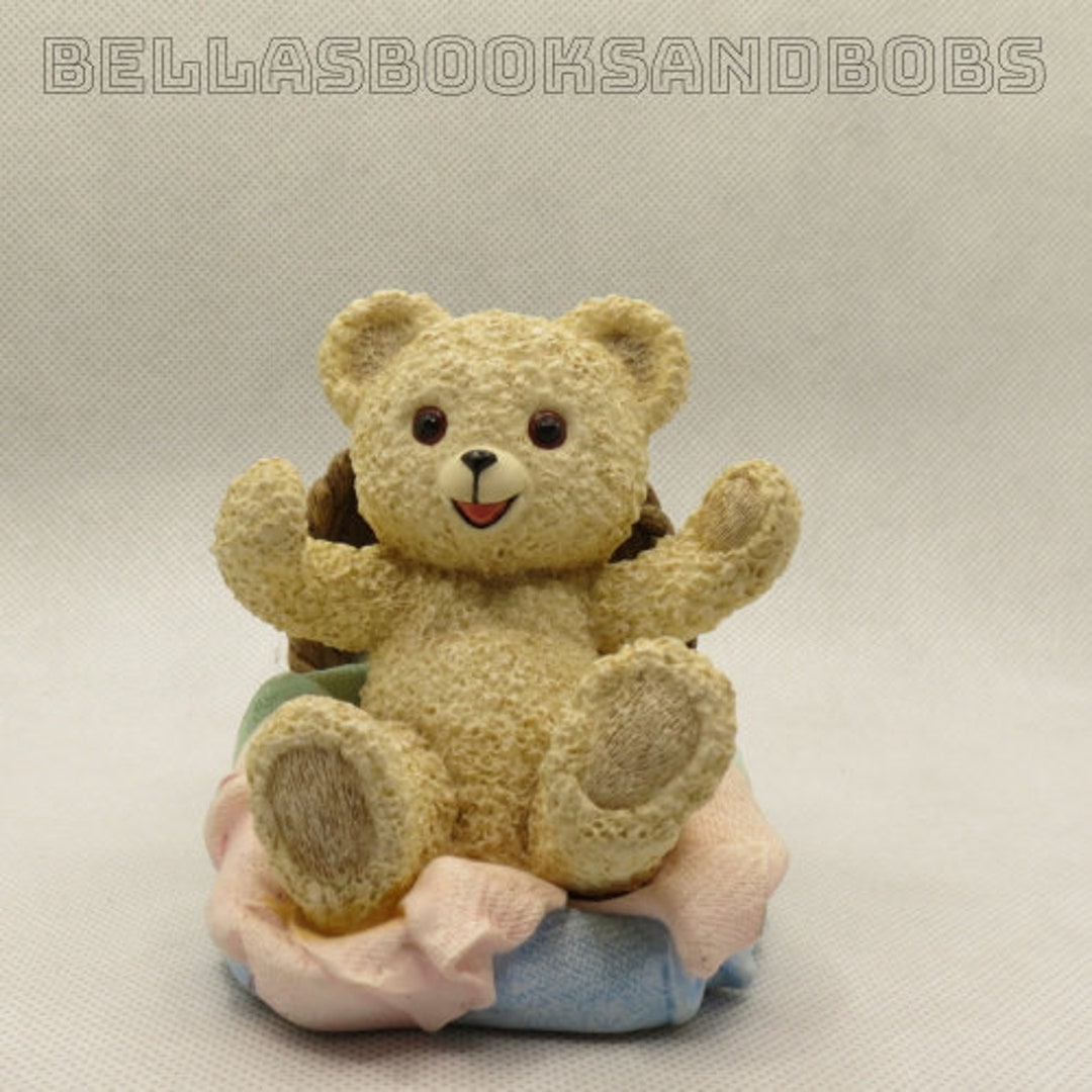 Teddy Bear in Laundry Basket missing Towel a Basket Full of Sweet ...