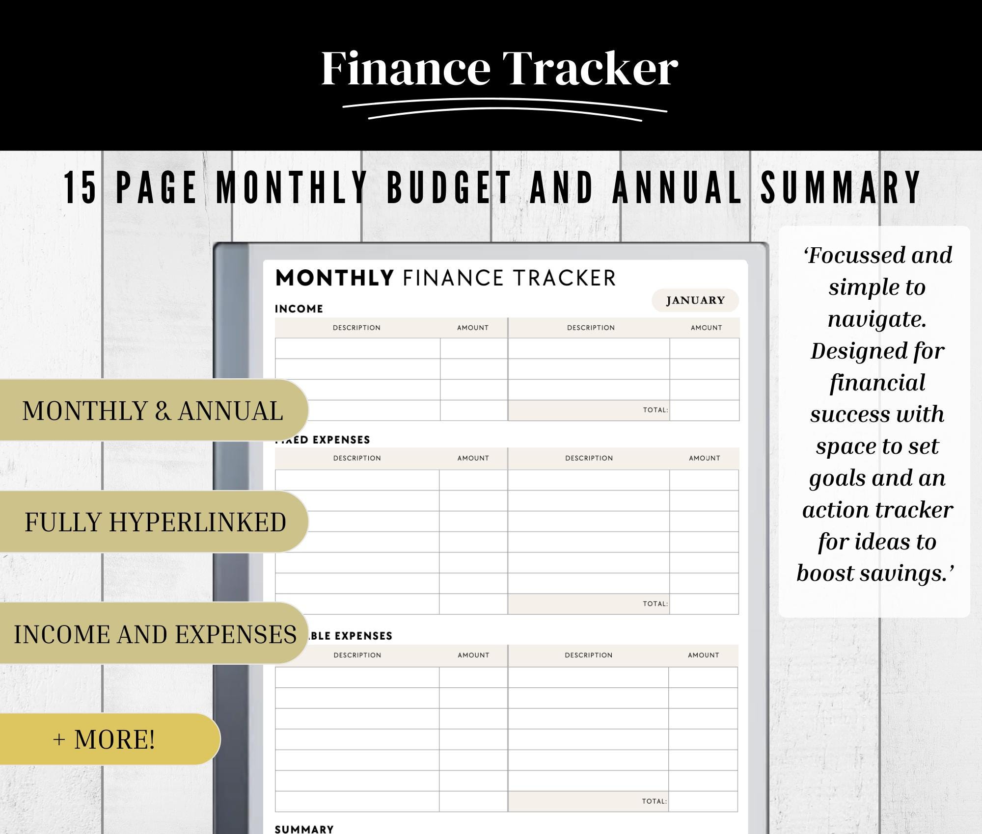 Amazon.com: Monthly Budget Planner with Debt & Net Worth