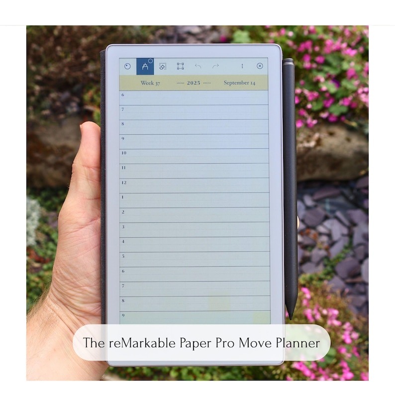 Remarkable Paper Pro Move 2025 Planner - Day, Week, Month, Quarter and ...