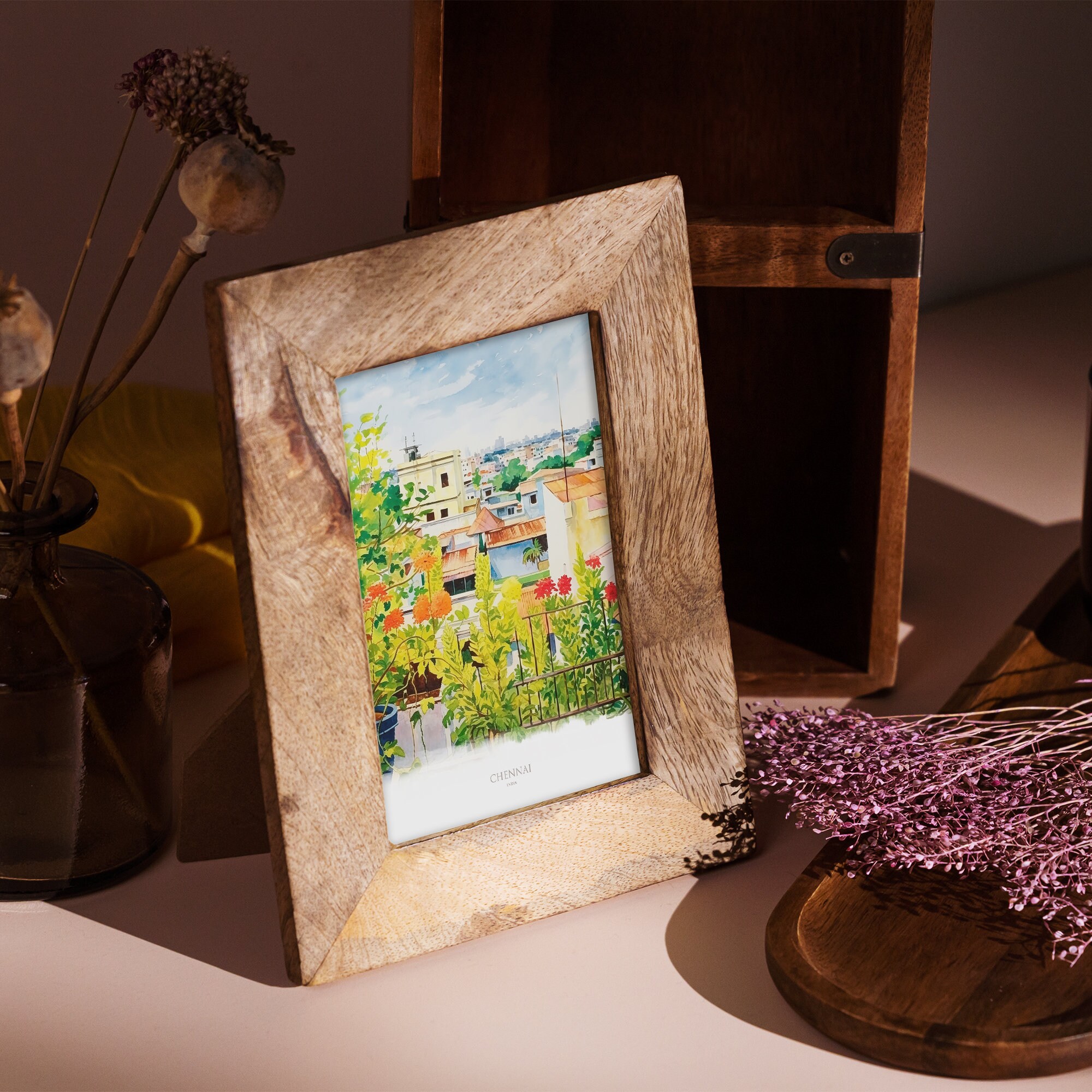 Chennai Print Watercolor Chennai Poster Chennai Gift India Print Chennai Wall Art Chennai