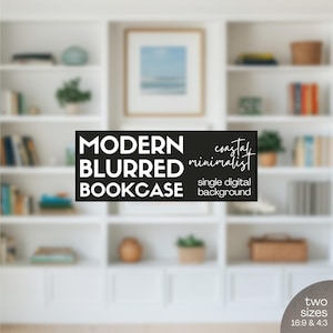 Zoom Background Office, Zoom background Home Office, Zoom Background Bookshelf, Zoom Virtual Office Background, Office Bookcase Therapist