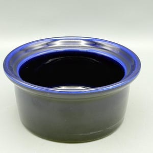Custom Scented Soy Candle - 18oz - Ceramic Bakeware Cobalt Blue Bowl, Kitchen Candle - Chantal - Vintage Assorted - Repurposed & Sustainable