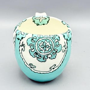 Custom Scented Soy Candle - 11oz - Gloriosa Mint Green Mandala Stoneware Mug - Anthropologie - Mugs - Repurposed & Sustainable image 6