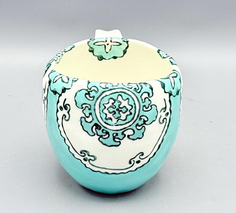 Custom Scented Soy Candle - 11oz - Gloriosa Mint Green Mandala Stoneware Mug - Anthropologie - Mugs - Repurposed & Sustainable image 6