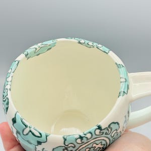 Custom Scented Soy Candle - 11oz - Gloriosa Mint Green Mandala Stoneware Mug - Anthropologie - Mugs - Repurposed & Sustainable image 11
