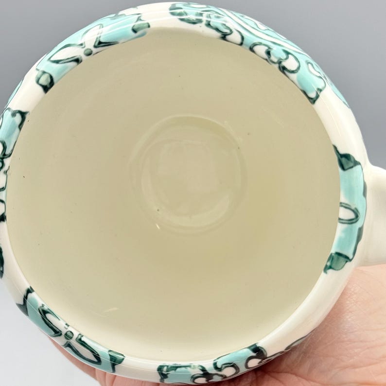Custom Scented Soy Candle - 11oz - Gloriosa Mint Green Mandala Stoneware Mug - Anthropologie - Mugs - Repurposed & Sustainable image 12