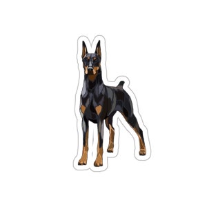 Doberman Die-Cut Stickers