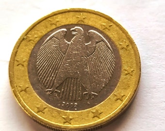 Germany coin 1 euro 2002.