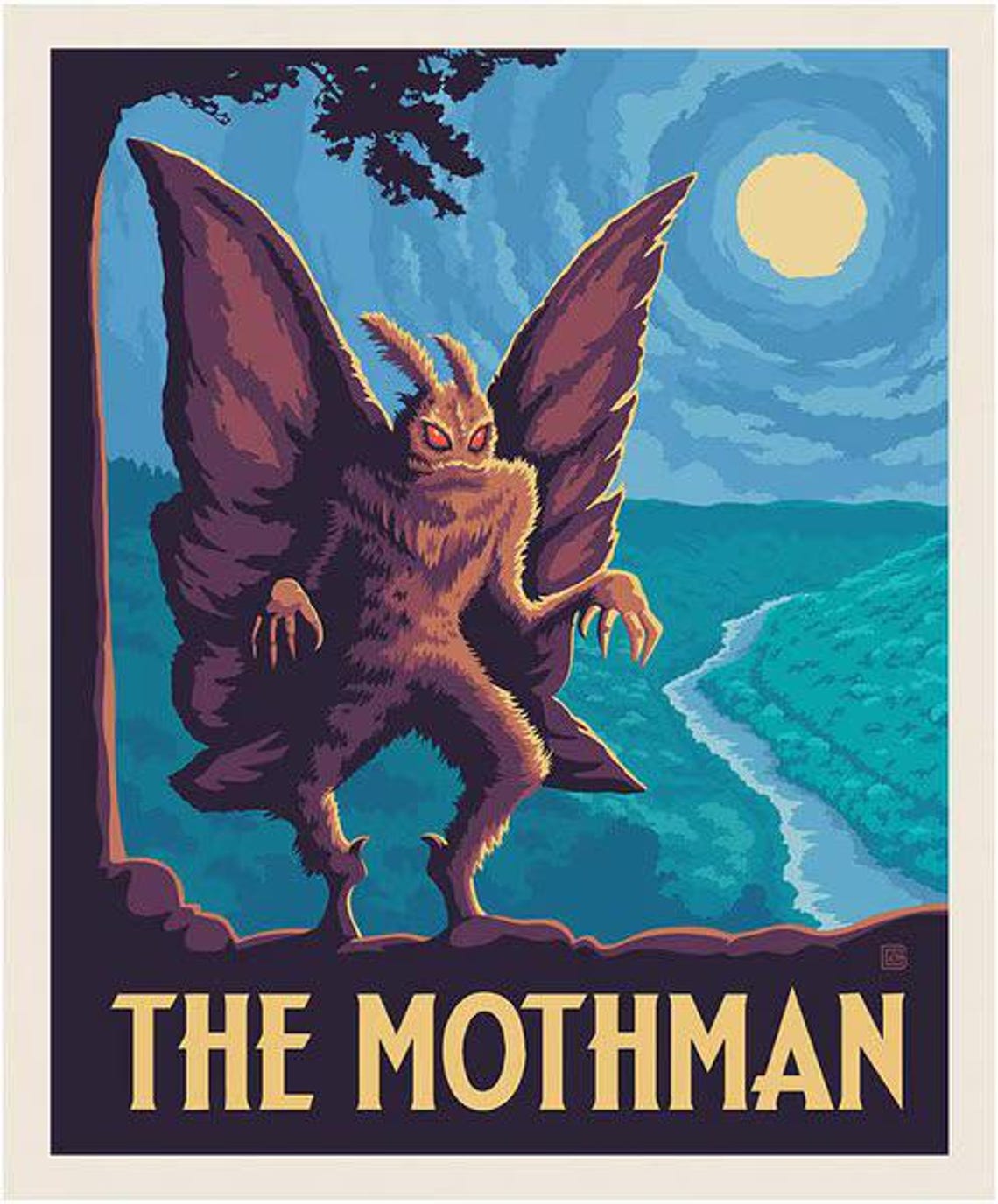 Mothman Quilt Kit | Includes Mothman Panel and Pattern | 59 X 67 in ...