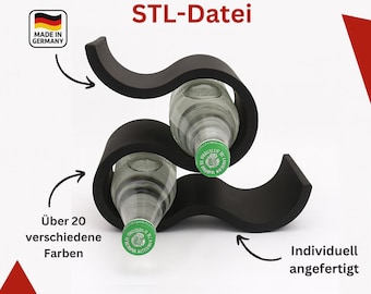 Wine bottle holder STL file