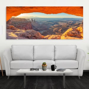 Printable photo sunrise at Mesa Arch in Canyonlands National Park Utah, original art print, Digital download