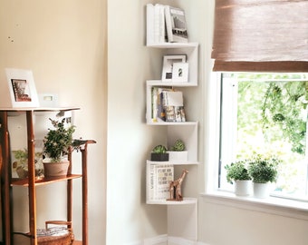 Corner Bookcase | bookshelf