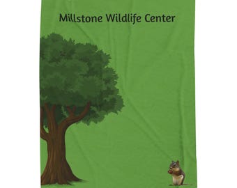 Lucy die rote Eichhörnchen-Decke