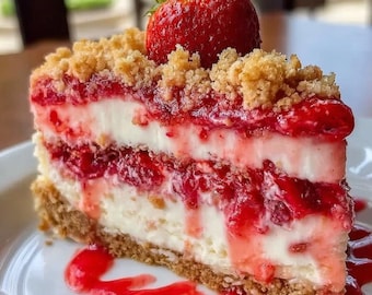LA MIGLIORE RICETTA PER la Cheesecake croccante alle fragole e ai frutti di bosco – Scarica.