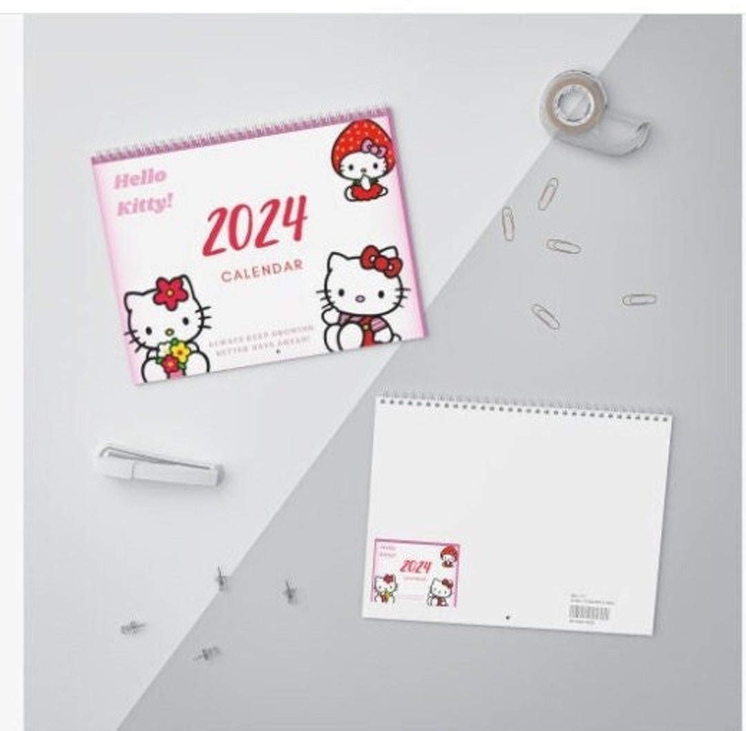 Hello Kitty Calendar 2024 - Etsy