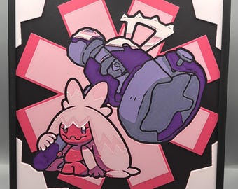 Tinkaton Fan Gift | Fairy Type Monster Art | Gigaton Smash Decor | 3D Filament Print | Scarlet Violet Room