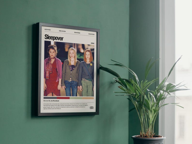 Sleepover 2004 Movie Poster - Etsy