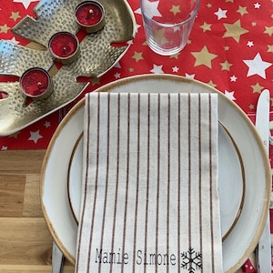personalisierte Serviette