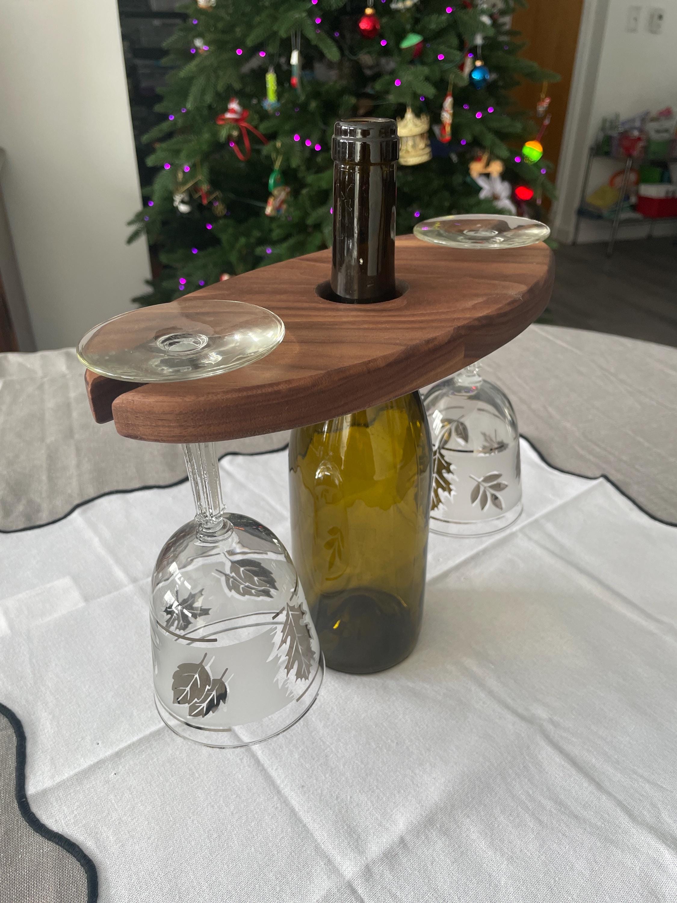 Black Walnut Wood Wine Glasses - Etsy