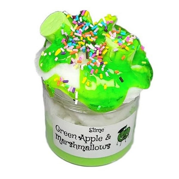 DUO bananes et guimauves à faire soi-même avec beurre moelleux et slime trouble parfumé, soulagement du stress, cadeau d'anniversaire parfait pour fille/garçon/adulte (7 oz/200 ml)