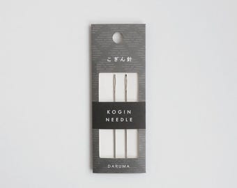 Yokota DARUMA KOGIN Needles, Set of 2 Assorted Sizes for Japanese Embroidery