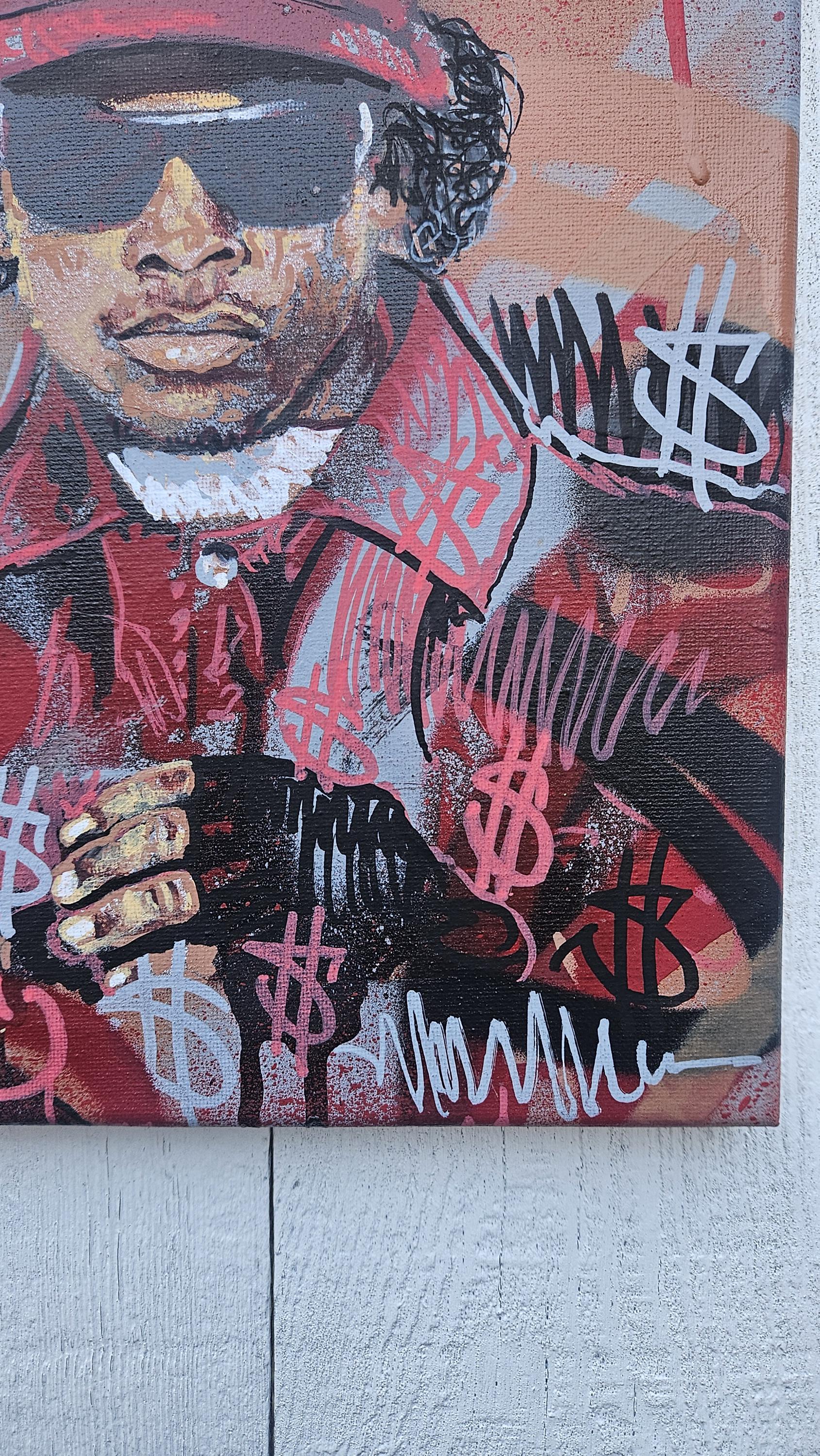 Eazy E Graffiti Art Handpainted Hip Hop Portrait on Canvas (11x14) Etsy — free download