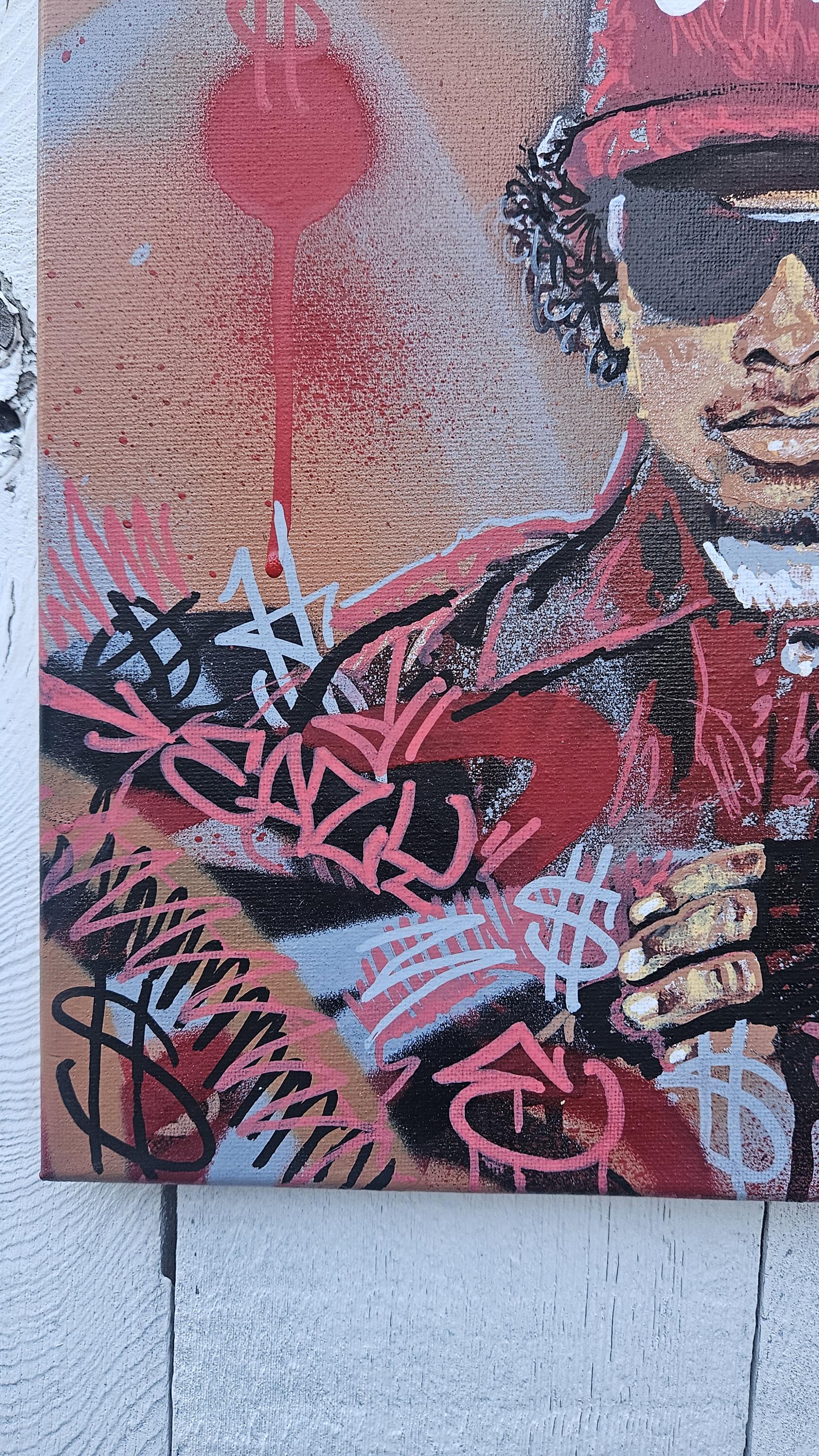 Eazy E Graffiti Art Handpainted Hip Hop Portrait on Canvas (11x14) Etsy — free download