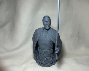 Star Wars Statue High Detail - Count Dooku - 3D Printed - Paintable