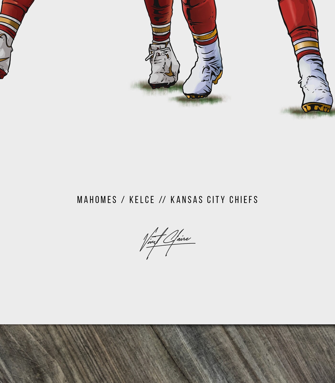 Discover Patrick Mahomes Travis Kelce Kansas City Chiefs Football Poster