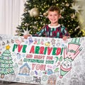 GIANT Elf Arrival Day Banner | I'm Back | Welcome Back | Giant Christmas Coloring Banner | Paper .