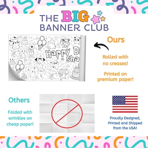 Pokémon coloring birthday, Pokémon-themed birthday coloring banner with fun character illustrations designed for kids’ parties and group coloring, giant coloring banner, birthday decor