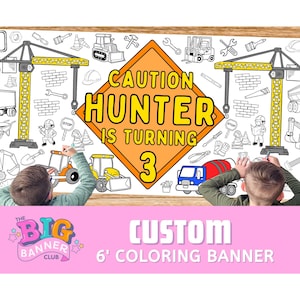 Custom Giant Coloring Banner