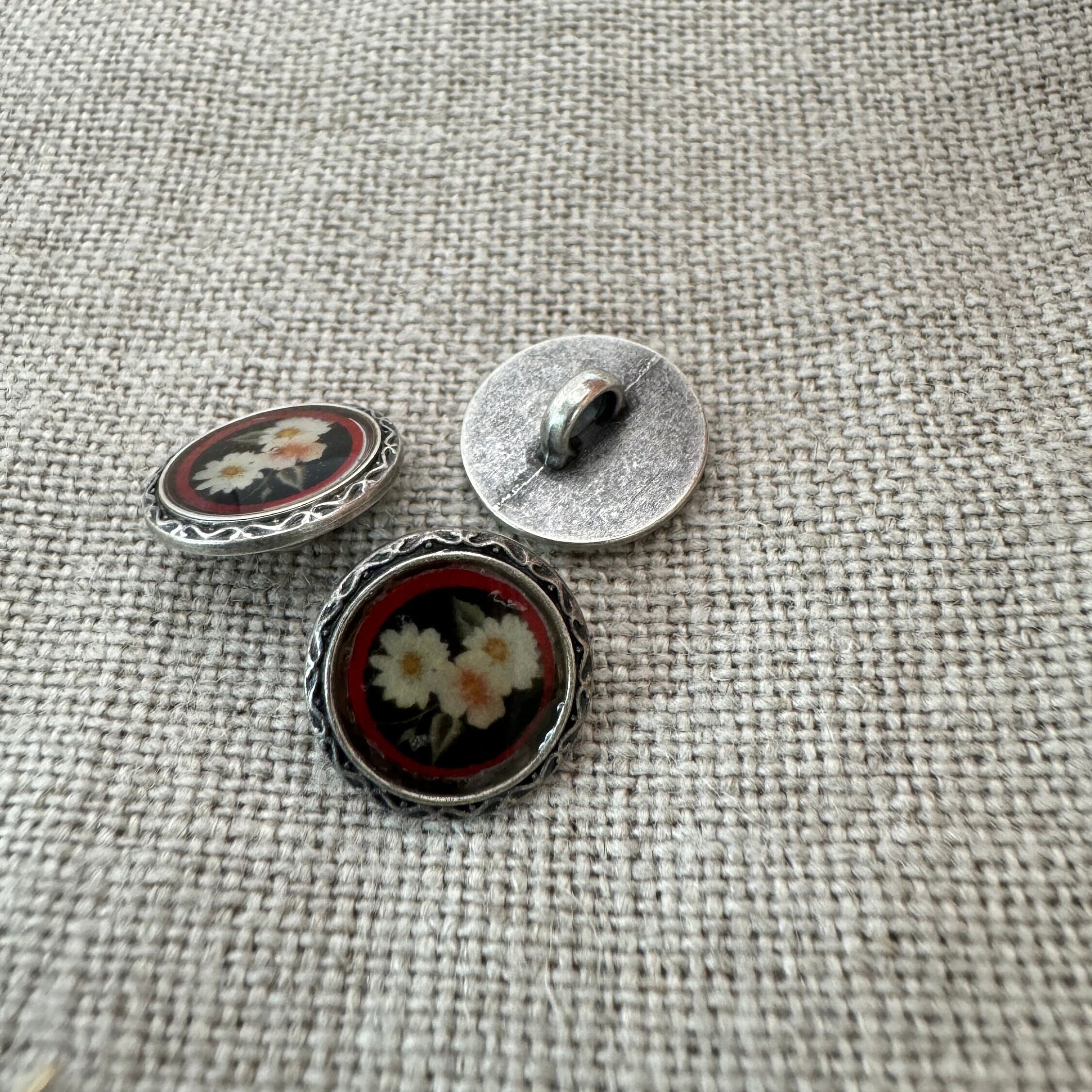 10 Bottoni In Metallo Per Dirndl, 13 Mm, Colore Argento Lucido, Made In Germany, Tradizionali Per Costume Bavarese E Gilet