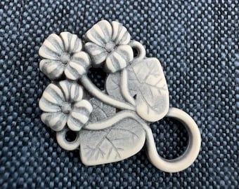 Bodice hooks dirndl hooks 8 pieces plastic blue-grey