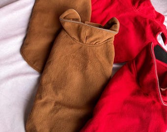 Hundeweste bestickt, hundepulli, bestickte hundeweste,personalisierte Hundeweste, warme Hundeweste, Hundeweste mit Namen, hund, Hundeweste