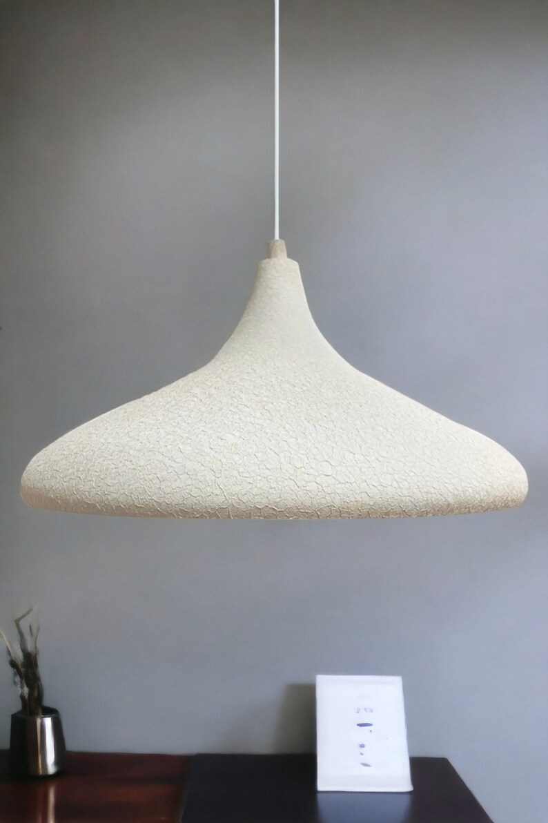 Modern Nordic Design Lamp Orange Dome Pendant Light, 35cm Metal Ceiling Light for a Scandinavian Atmosphere,Kitchen pendant lamp image 8