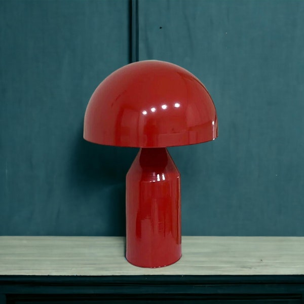 Enchanting Red Mushroom Table Lamp,Whimsical Forest Decor,Ambient Night Light,Unique Housewarming Gift,Mushroom table lamp,Modern table lamp